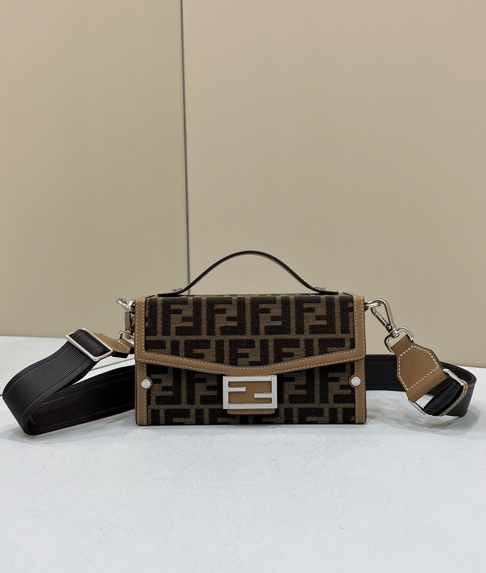 Fendi Baguette Soft Trunk Brown F80102