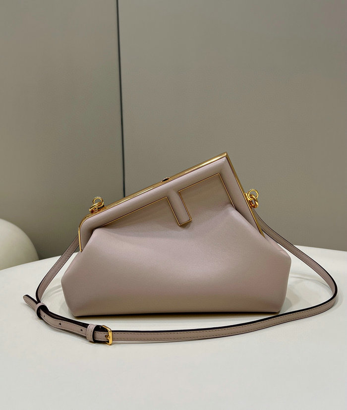 Fendi First small leather bag Beige F80018