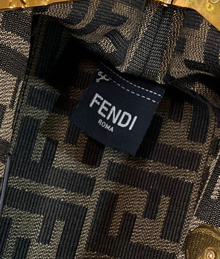 Fendi First small leather bag Beige F80018