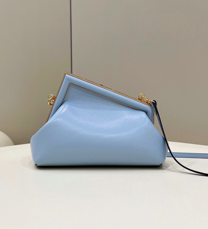 Fendi First small leather bag Blue F80018