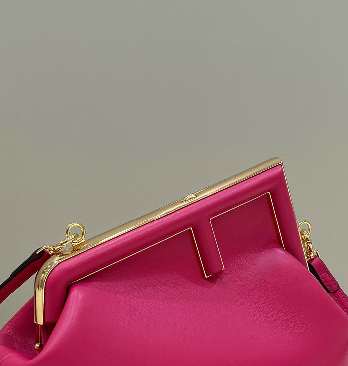 Fendi First small leather bag Rose F80018