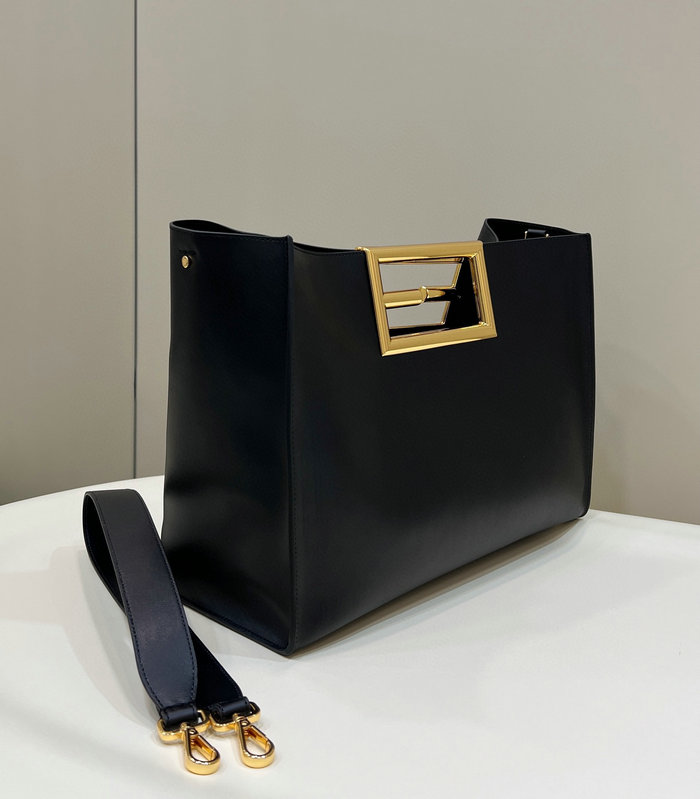 Fendi Way Tote Bag Black F8506