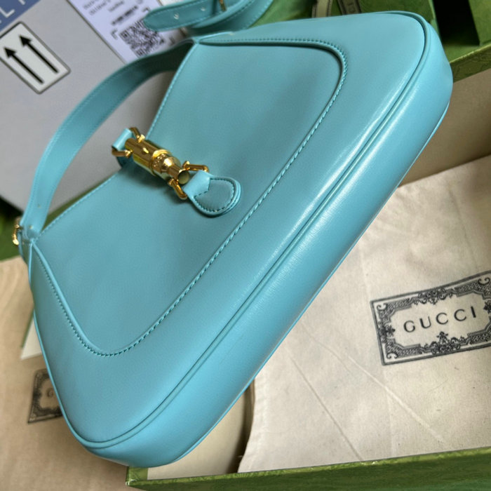 Gucci Jackie 1961 Small Hobo Bag Blue 636709