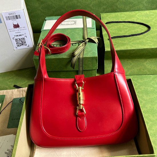 Gucci Jackie 1961 Small Hobo Bag Red 636709