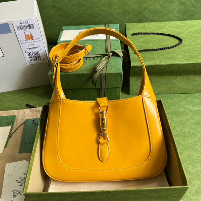 Gucci Jackie 1961 Small Hobo Bag Yellow 636709