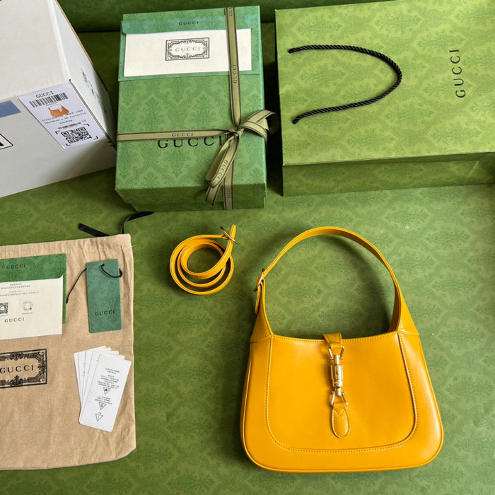 Gucci Jackie 1961 Small Hobo Bag Yellow 636709