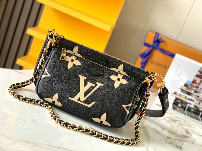 Louis Vuitton Multi Pochette Accessoires Black M45777