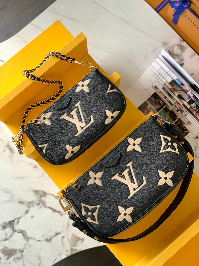 Louis Vuitton Multi Pochette Accessoires Black M45777