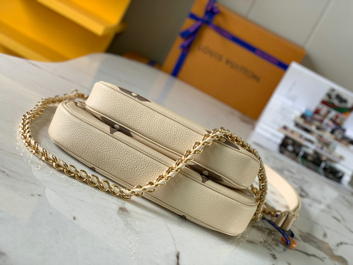 Louis Vuitton Multi Pochette Accessoires Cream M45777