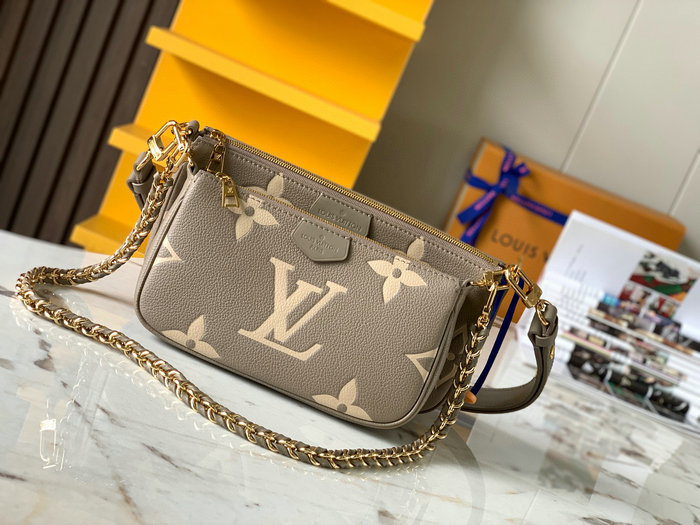 Louis Vuitton Multi Pochette Accessoires Grey M45777