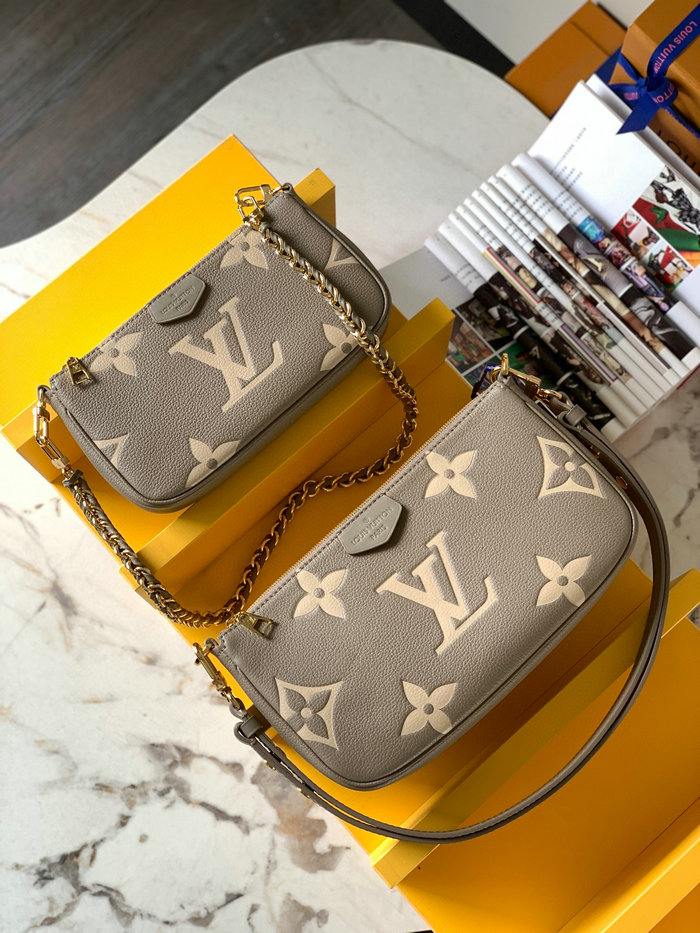 Louis Vuitton Multi Pochette Accessoires Grey M45777