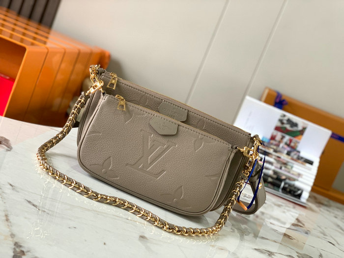 Louis Vuitton Multi Pochette Accessoires Grey M80399