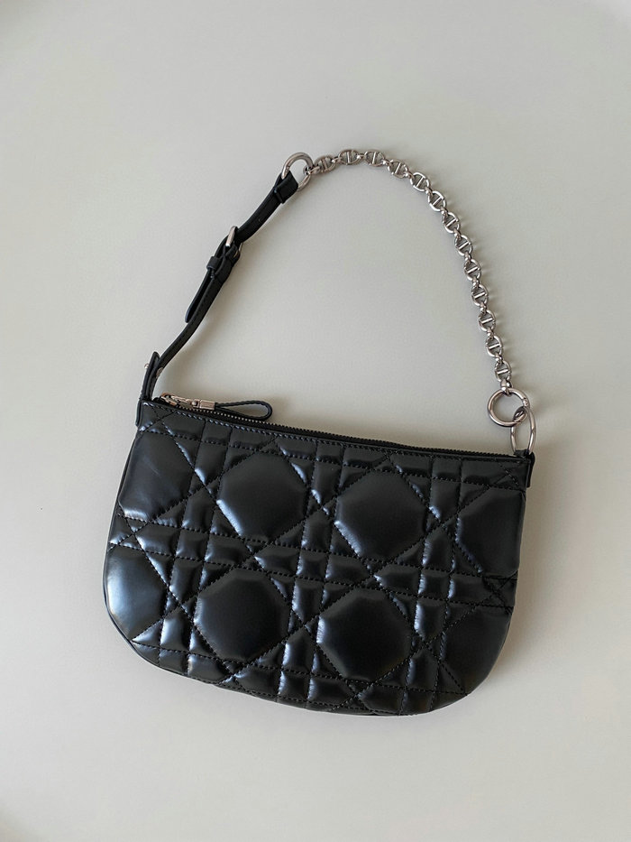 Mini Dior Caro Tulip Bag Black S5139