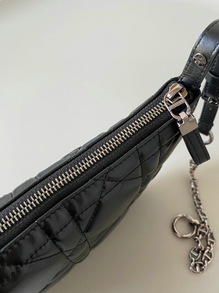 Mini Dior Caro Tulip Bag Black S5139