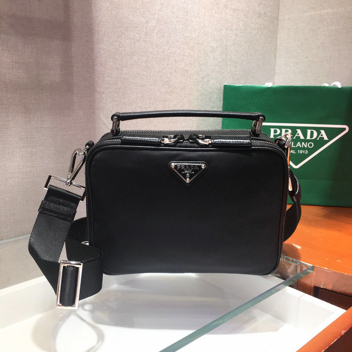 Prada Brique Nylon Bag Black 2VH069