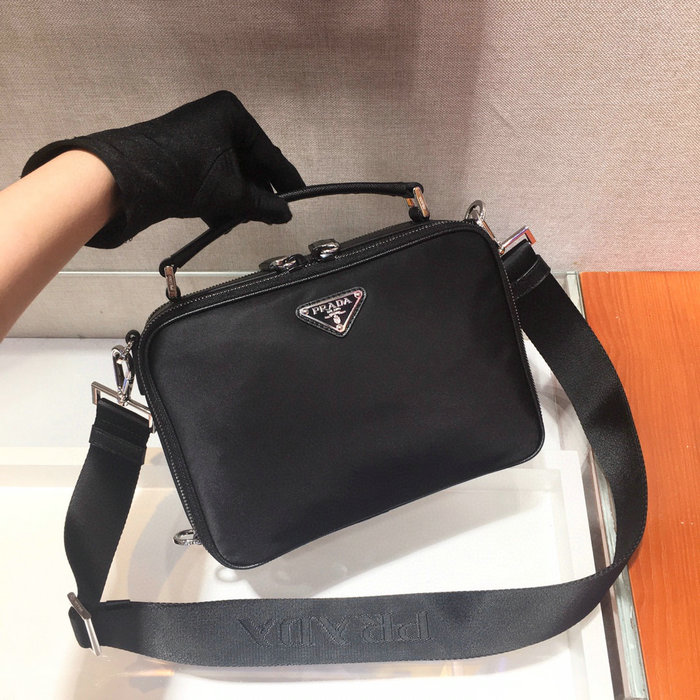 Prada Brique Nylon Bag Black 2VH069