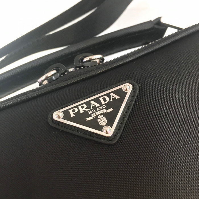 Prada Brique Nylon Bag Black 2VH069