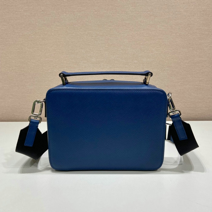 Prada Brique Saffiano leather bag Blue 2VH069