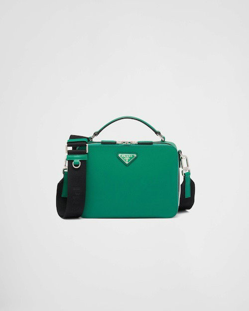 Prada Brique Saffiano leather bag Green 2VH069