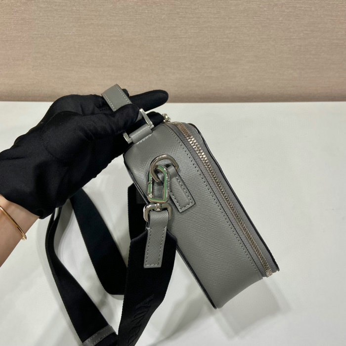 Prada Brique Saffiano leather bag Grey 2VH069