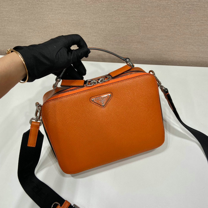 Prada Brique Saffiano leather bag Orange 2VH069