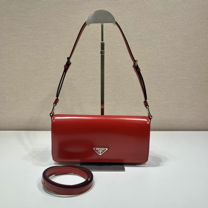 Prada Brushed leather Prada Femme bag Red 1BD323