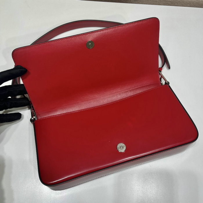 Prada Brushed leather Prada Femme bag Red 1BD323