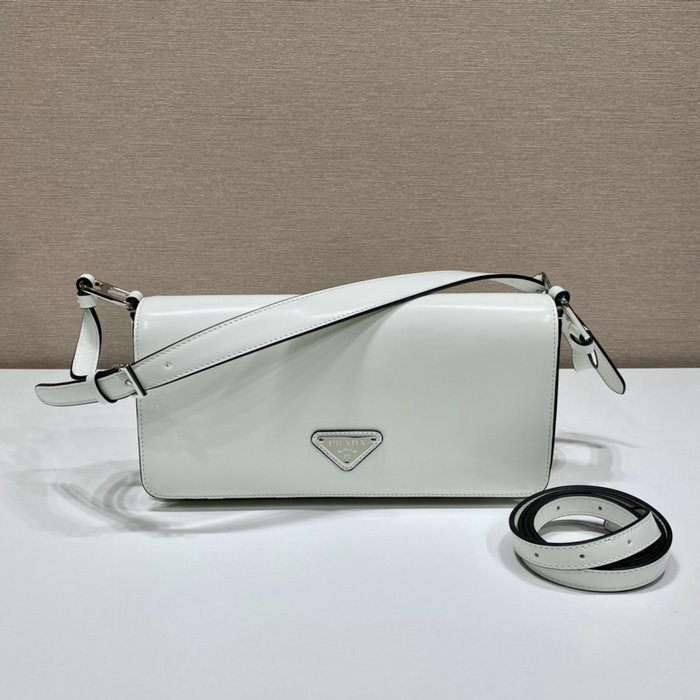 Prada Brushed leather Prada Femme bag White 1BD323