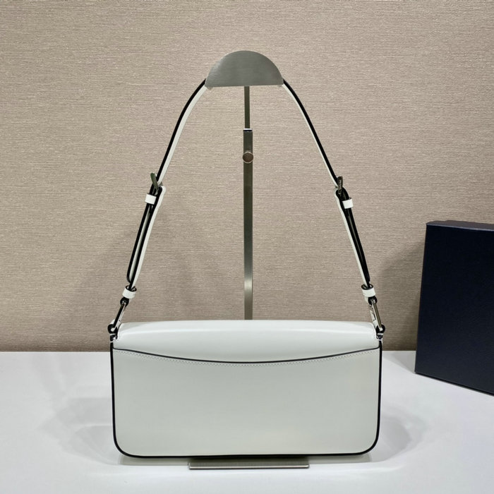 Prada Brushed leather Prada Femme bag White 1BD323