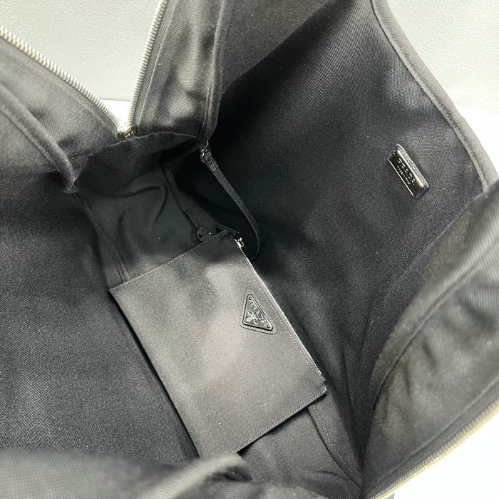 Prada Canvas hobo bag Black 2VY005