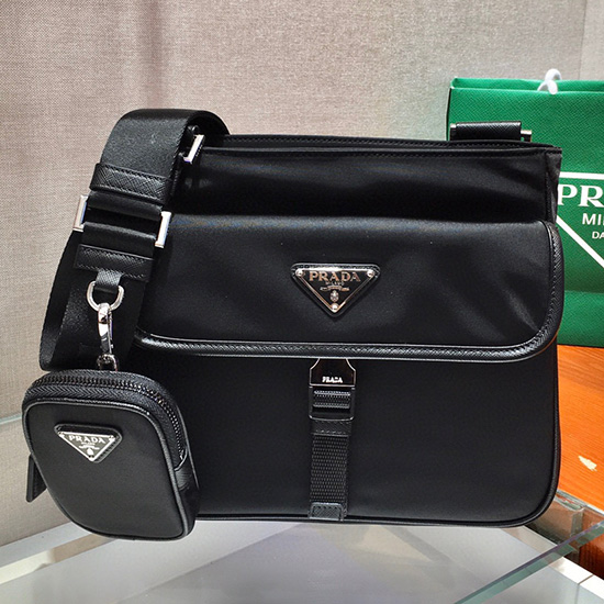 Prada Nylon Messenger Bag 2VH110