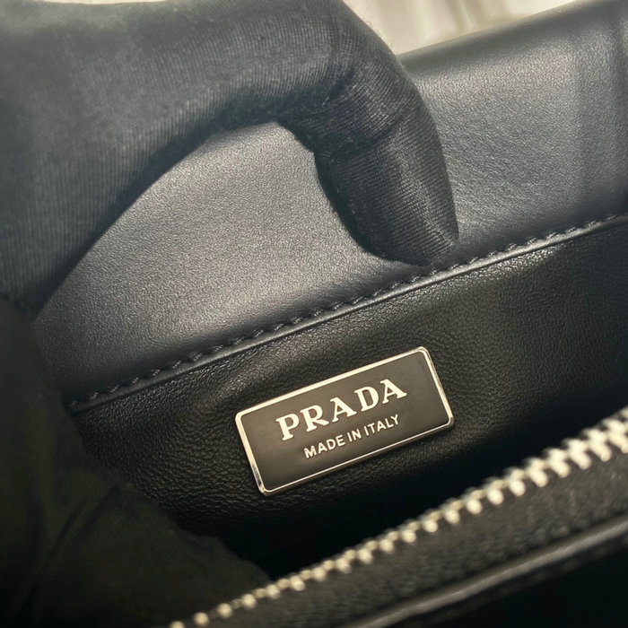 Prada Small leather bag Black 1BA368