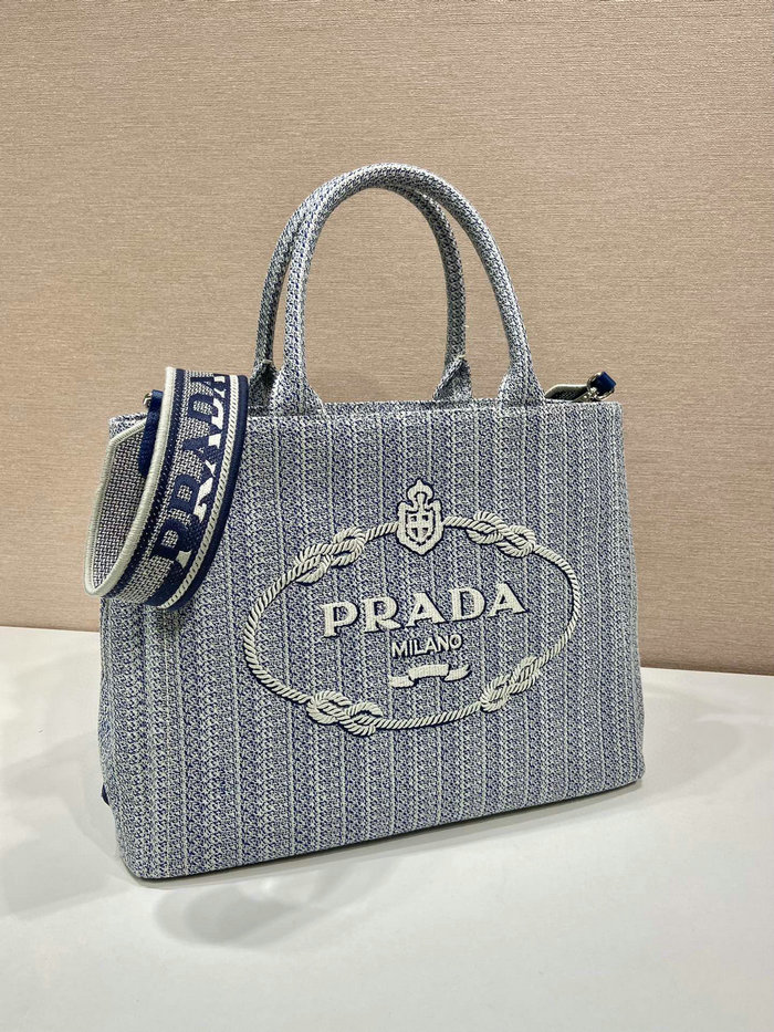 Prada Tote Bag Blue 1BA342