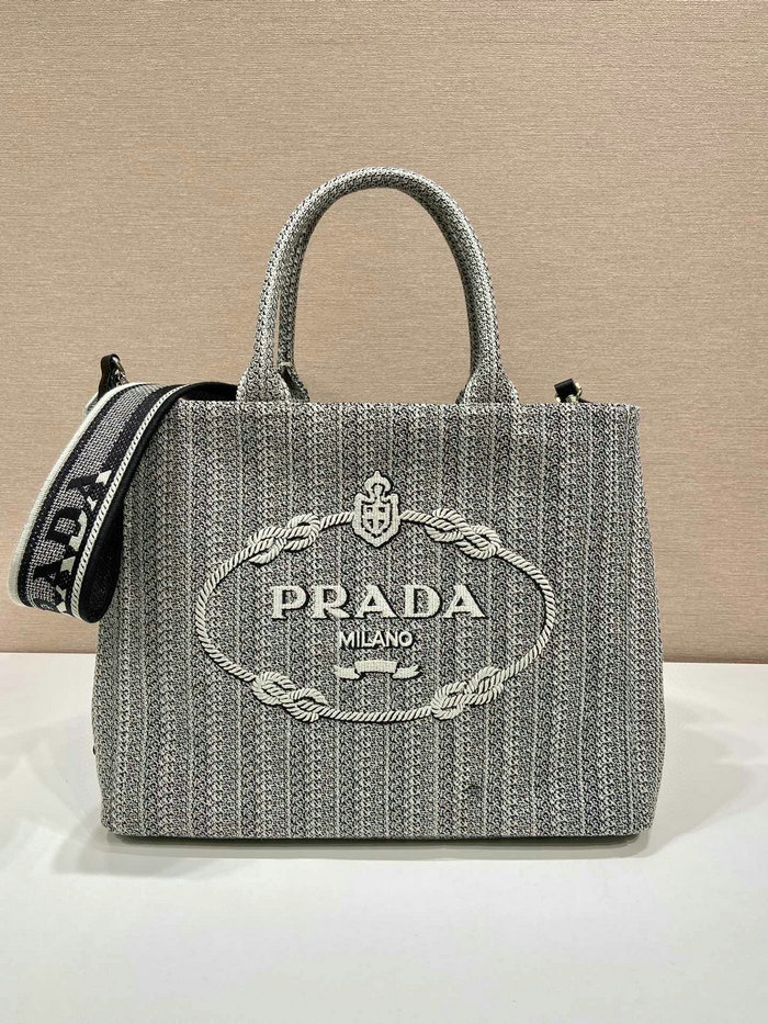 Prada Tote Bag Grey 1BA342