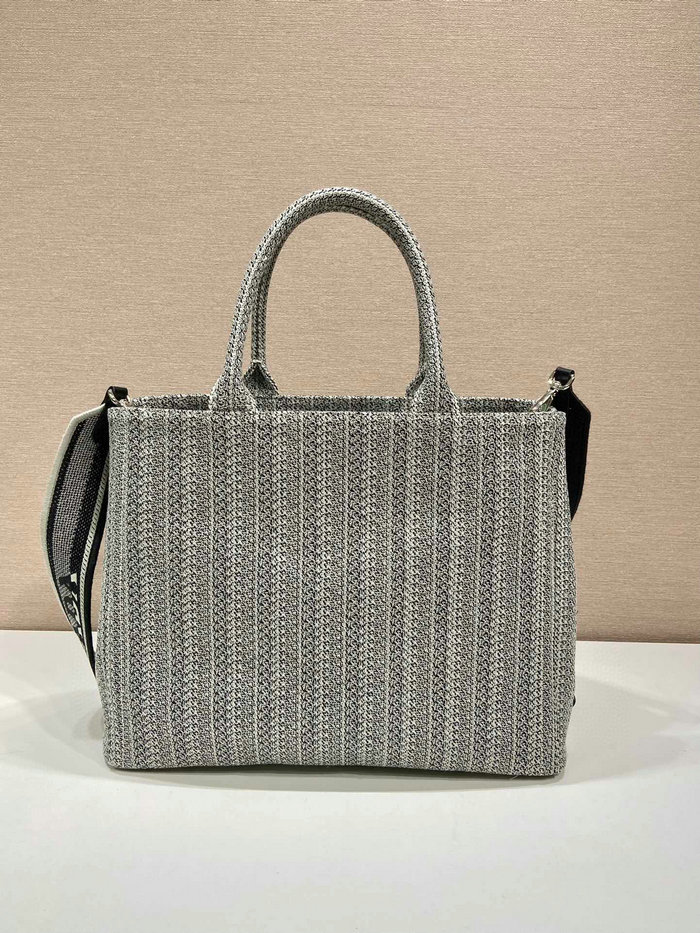 Prada Tote Bag Grey 1BA342