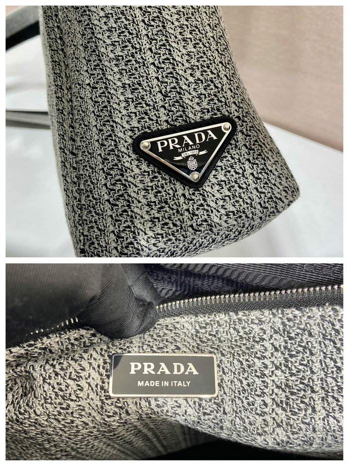 Prada Tote Bag Grey 1BA342