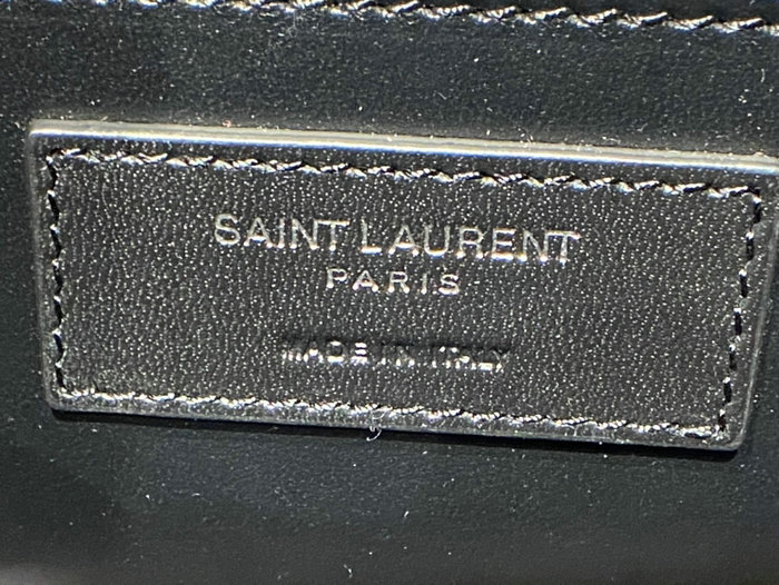 Saint Laurent Kate 24 Chain Bag Black with Silver 354021