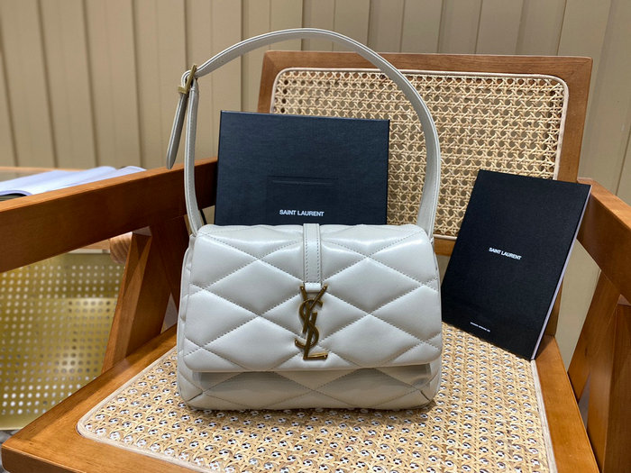 Saint Laurent Le 57 Hobo Bag White 698567