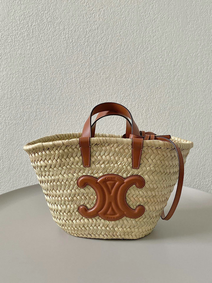 Teen Triomphe Celine Classic Panier Brown C35363