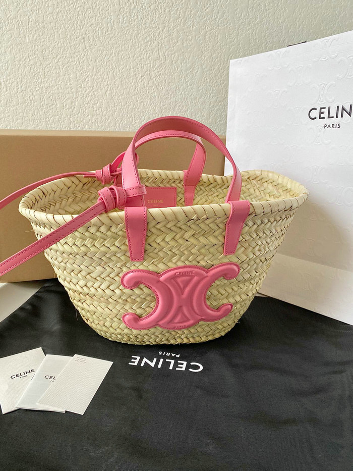 Teen Triomphe Celine Classic Panier Pink C35363