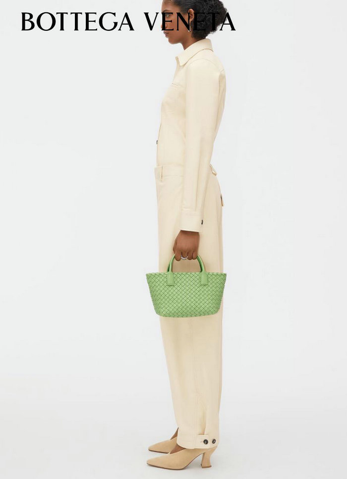 Bottega Veneta MINI CABAT Pistachio B10021