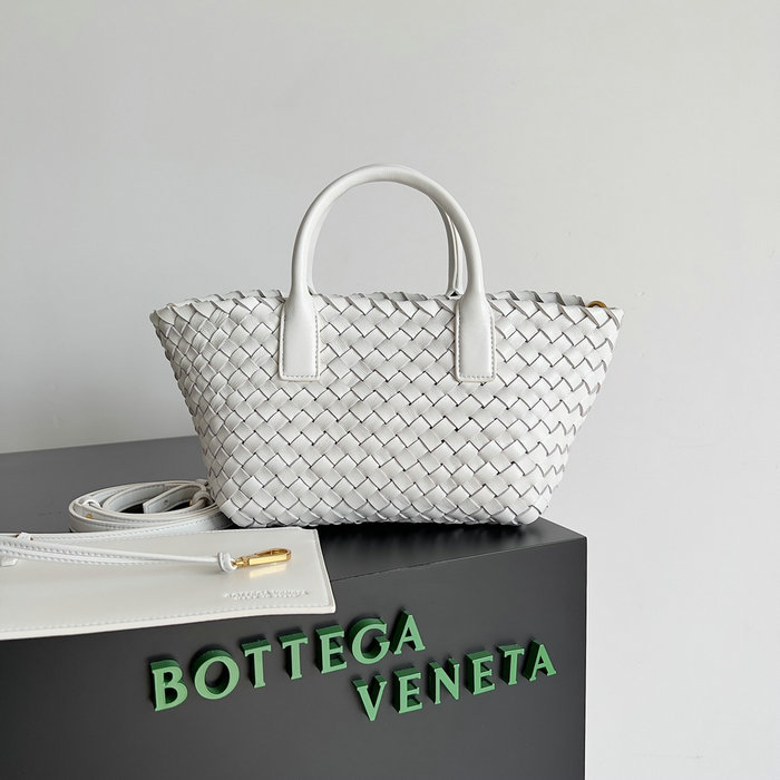 Bottega Veneta MINI CABAT White B10021