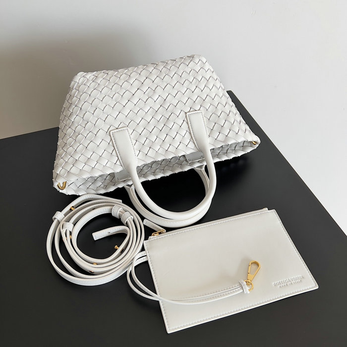 Bottega Veneta MINI CABAT White B10021