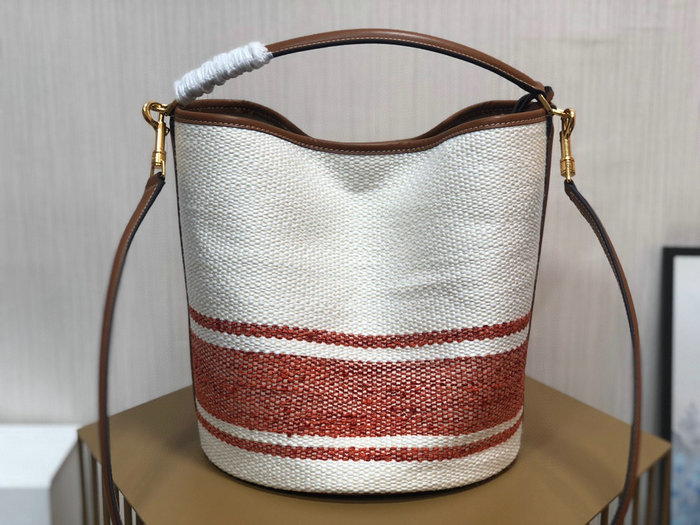 Celine Bucket 16 Bag White C195573