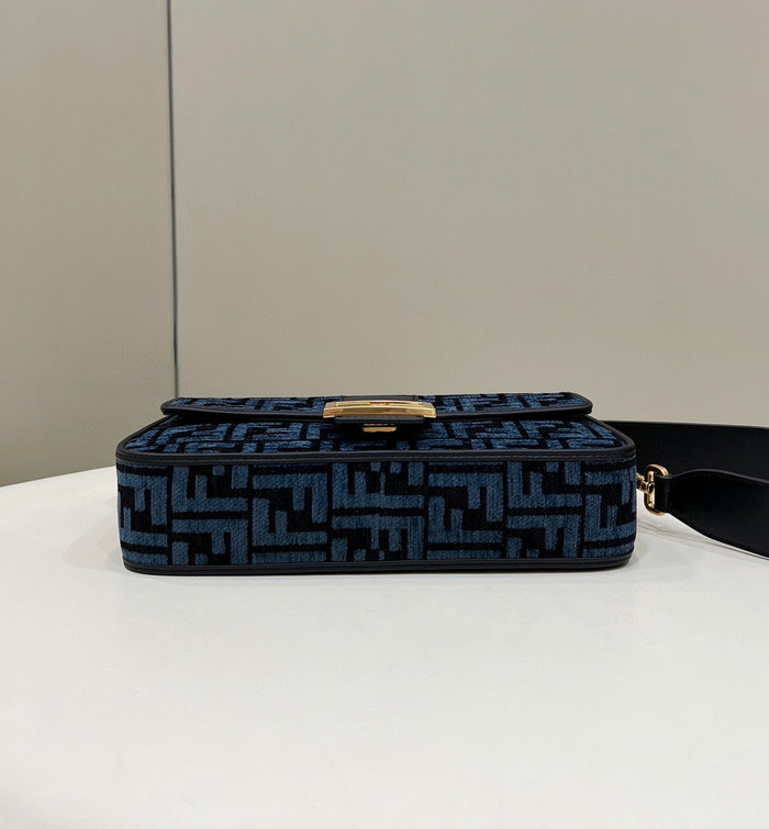 Fendi Baguette tapestry fabric bag Blue F8579