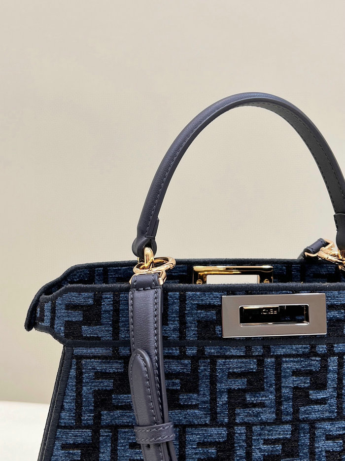 Fendi Peekaboo ISeeU Medium Bag Blue F80106