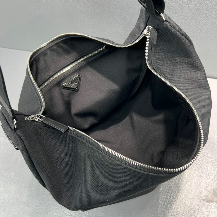 Prada Canvas Triangle Bag Black 2VY007