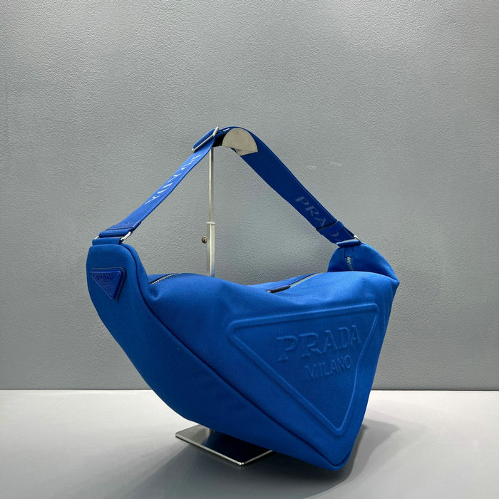 Prada Canvas Triangle Bag Blue 2VY007