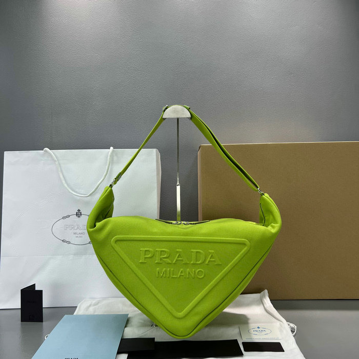 Prada Canvas Triangle Bag Green 2VY007