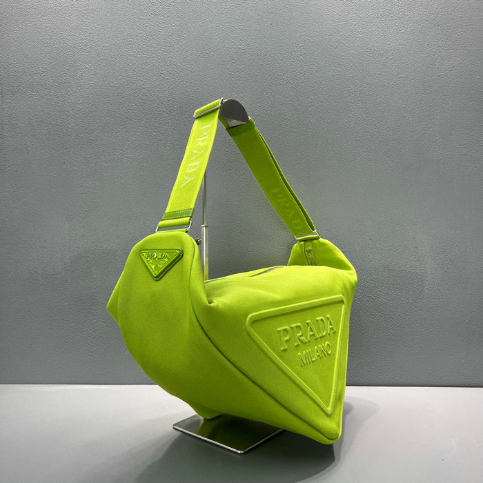 Prada Canvas Triangle Bag Green 2VY007